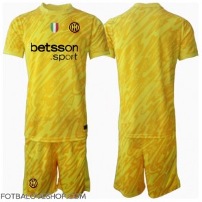 Inter Milan Brankářské Dětské Venkovní Dres 2024-25 Krátký Rukáv (+ trenýrky)
