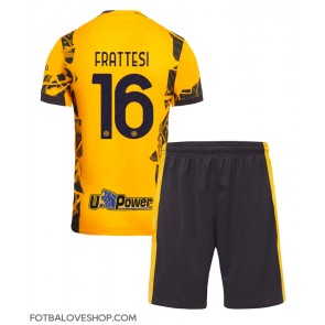 Inter Milan Davide Frattesi #16 Dětské Alternativní Dres 2024-25 Krátký Rukáv (+ trenýrky)