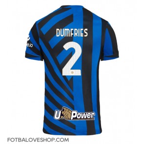 Inter Milan Denzel Dumfries #2 Domácí Dres 2024-25 Krátký Rukáv