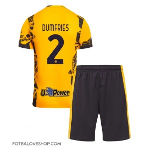 Inter Milan Denzel Dumfries #2 Dětské Alternativní Dres 2024-25 Krátký Rukáv (+ trenýrky)