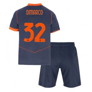 Inter Milan Federico Dimarco #32 Dětské Alternativní Dres 2025-26 Krátký Rukáv (+ trenýrky)