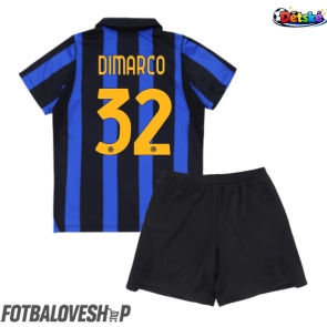 Inter Milan Federico Dimarco #32 Dětské Domácí Dres 2026-27 Krátký Rukáv (+ trenýrky)