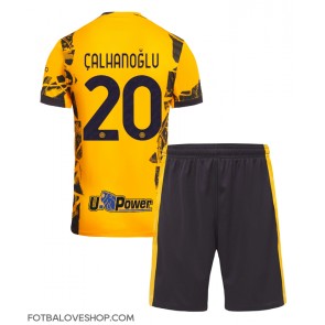 Inter Milan Hakan Calhanoglu #20 Dětské Alternativní Dres 2024-25 Krátký Rukáv (+ trenýrky)