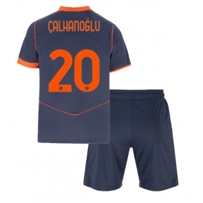 Inter Milan Hakan Calhanoglu #20 Dětské Alternativní Dres 2025-26 Krátký Rukáv (+ trenýrky)
