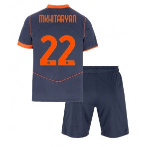 Inter Milan Henrikh Mkhitaryan #22 Dětské Alternativní Dres 2025-26 Krátký Rukáv (+ trenýrky)