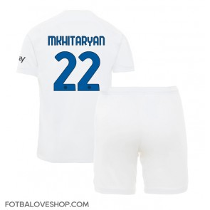 Inter Milan Henrikh Mkhitaryan #22 Dětské Venkovní Dres 2023-24 Krátký Rukáv (+ trenýrky)