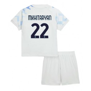 Inter Milan Henrikh Mkhitaryan #22 Dětské Venkovní Dres 2025-26 Krátký Rukáv (+ trenýrky)