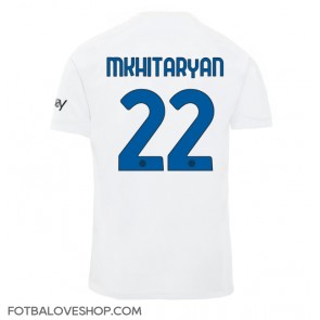 Inter Milan Henrikh Mkhitaryan #22 Venkovní Dres 2023-24 Krátký Rukáv