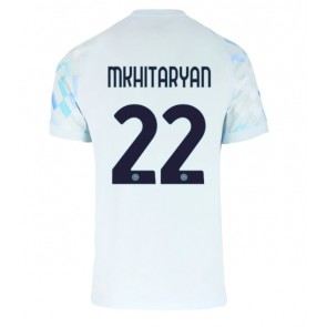 Inter Milan Henrikh Mkhitaryan #22 Venkovní Dres 2025-26 Krátký Rukáv