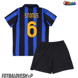 Inter Milan John Stones #6 Dětské Domácí Dres 2026-27 Krátký Rukáv (+ trenýrky)