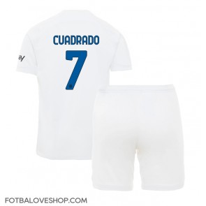 Inter Milan Juan Cuadrado #7 Dětské Venkovní Dres 2023-24 Krátký Rukáv (+ trenýrky)