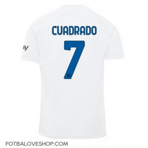 Inter Milan Juan Cuadrado #7 Venkovní Dres 2023-24 Krátký Rukáv