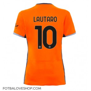 Inter Milan Lautaro Martinez #10 Dámské Alternativní Dres 2023-24 Krátký Rukáv