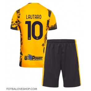 Inter Milan Lautaro Martinez #10 Dětské Alternativní Dres 2024-25 Krátký Rukáv (+ trenýrky)
