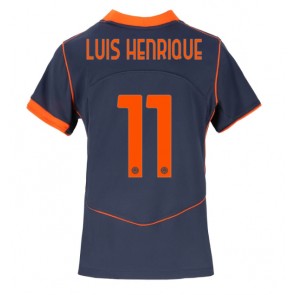 Inter Milan Luis Henrique #11 Dámské Alternativní Dres 2025-26 Krátký Rukáv