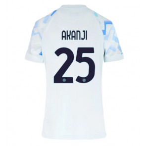 Inter Milan Manuel Akanji #25 Dámské Venkovní Dres 2025-26 Krátký Rukáv