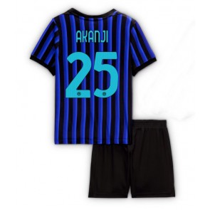 Inter Milan Manuel Akanji #25 Dětské Domácí Dres 2025-26 Krátký Rukáv (+ trenýrky)