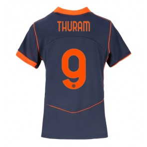 Inter Milan Marcus Thuram #9 Dámské Alternativní Dres 2025-26 Krátký Rukáv