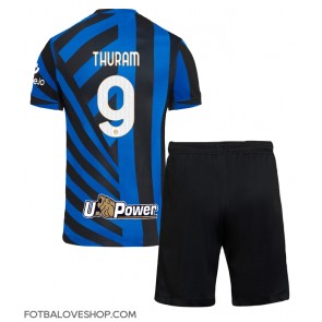 Inter Milan Marcus Thuram #9 Dětské Domácí Dres 2024-25 Krátký Rukáv (+ trenýrky)