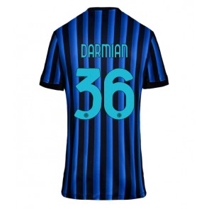 Inter Milan Matteo Darmian #36 Dámské Domácí Dres 2025-26 Krátký Rukáv