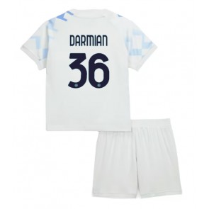Inter Milan Matteo Darmian #36 Dětské Venkovní Dres 2025-26 Krátký Rukáv (+ trenýrky)