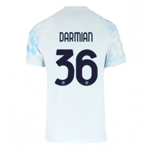 Inter Milan Matteo Darmian #36 Venkovní Dres 2025-26 Krátký Rukáv