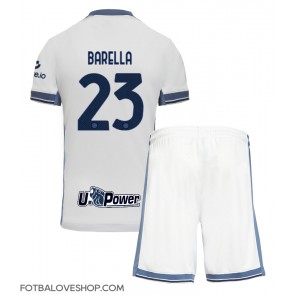 Inter Milan Nicolo Barella #23 Dětské Venkovní Dres 2024-25 Krátký Rukáv (+ trenýrky)