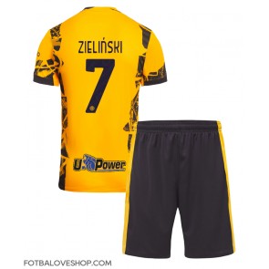 Inter Milan Piotr Zielinski #7 Dětské Alternativní Dres 2024-25 Krátký Rukáv (+ trenýrky)