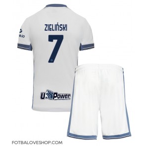 Inter Milan Piotr Zielinski #7 Dětské Venkovní Dres 2024-25 Krátký Rukáv (+ trenýrky)