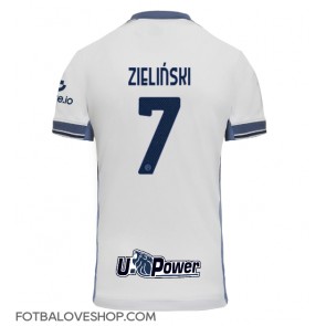 Inter Milan Piotr Zielinski #7 Venkovní Dres 2024-25 Krátký Rukáv
