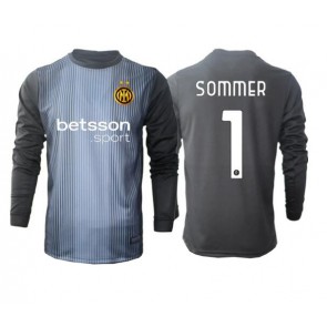 Inter Milan Yann Sommer #1 Brankářské Domácí Dres 2025-26 Dlouhý Rukáv