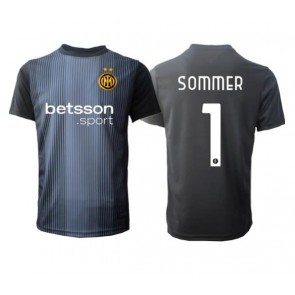 Inter Milan Yann Sommer #1 Brankářské Domácí Dres 2025-26 Krátký Rukáv