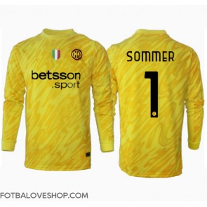 Inter Milan Yann Sommer #1 Brankářské Venkovní Dres 2024-25 Dlouhý Rukáv