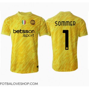 Inter Milan Yann Sommer #1 Brankářské Venkovní Dres 2024-25 Krátký Rukáv