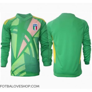 Itálie Brankářské Venkovní Dres ME 2024 Dlouhý Rukáv