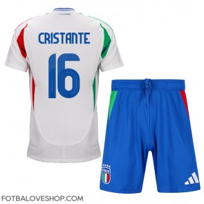 Itálie Bryan Cristante #16 Dětské Venkovní Dres ME 2024 Krátký Rukáv (+ trenýrky)