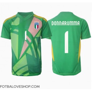 Itálie Gianluigi Donnarumma #1 Brankářské Venkovní Dres ME 2024 Krátký Rukáv