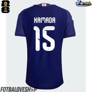Japonsko Daichi Kamada #15 Domácí Dres MS 2026 Krátký Rukáv