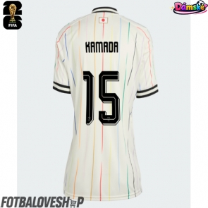 Japonsko Daichi Kamada #15 Dámské Venkovní Dres MS 2026 Krátký Rukáv