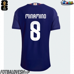 Japonsko Takumi Minamino #8 Domácí Dres MS 2026 Krátký Rukáv