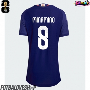 Japonsko Takumi Minamino #8 Dámské Domácí Dres MS 2026 Krátký Rukáv