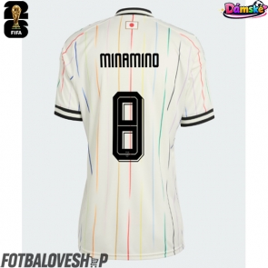 Japonsko Takumi Minamino #8 Dámské Venkovní Dres MS 2026 Krátký Rukáv