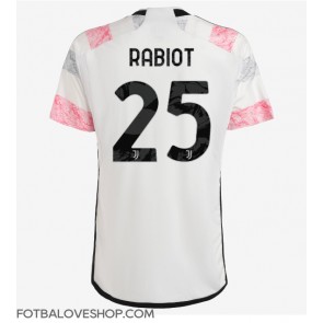 Juventus Adrien Rabiot #25 Venkovní Dres 2023-24 Krátký Rukáv