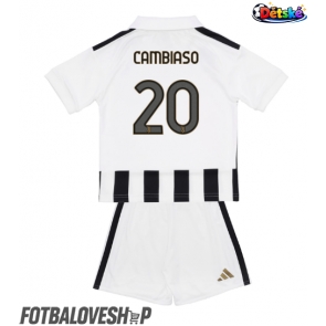 Juventus Andrea Cambiaso #20 Dětské Domácí Dres 2026-27 Krátký Rukáv (+ trenýrky)