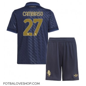 Juventus Andrea Cambiaso #27 Dětské Alternativní Dres 2024-25 Krátký Rukáv (+ trenýrky)