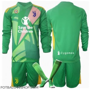 Juventus Brankářské Dětské Venkovní Dres 2024-25 Dlouhý Rukáv (+ trenýrky)