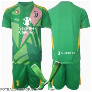 Juventus Brankářské Dětské Venkovní Dres 2024-25 Krátký Rukáv (+ trenýrky)