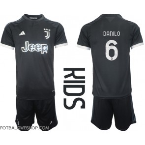 Juventus Danilo Luiz #6 Dětské Alternativní Dres 2023-24 Krátký Rukáv (+ trenýrky)