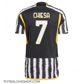 Juventus Federico Chiesa #7 Domácí Dres 2023-24 Krátký Rukáv