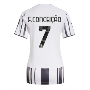 Juventus Francisco Conceicao #7 Dámské Domácí Dres 2025-26 Krátký Rukáv